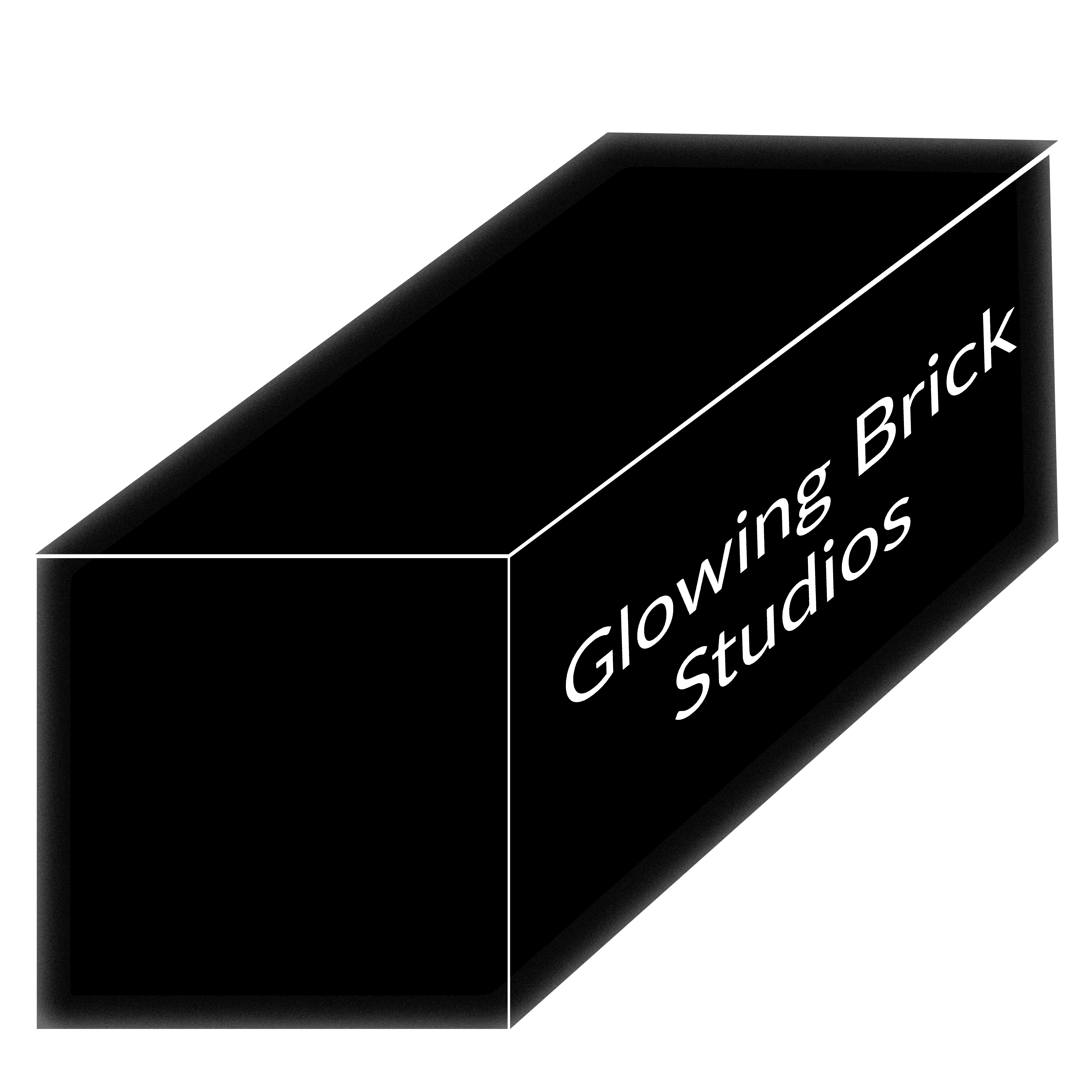 A glowing brick engraved with 'Glowing Brick Studios' on the right side.
